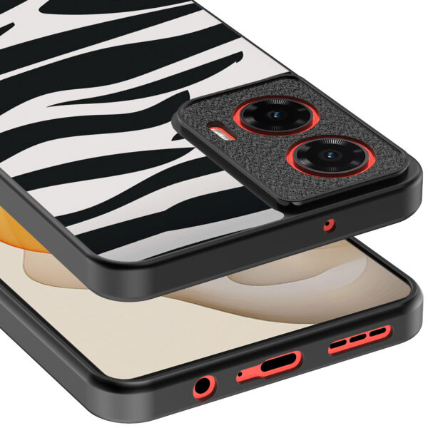 Motorola Moto G Stylus 2024 telefoonhoesje met zebra opdruk (4)