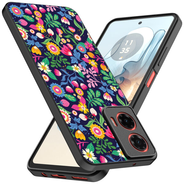 Motorola Moto G04-G24-G24 Power-E14 telefoonhoesje met bloemen opdruk (2)