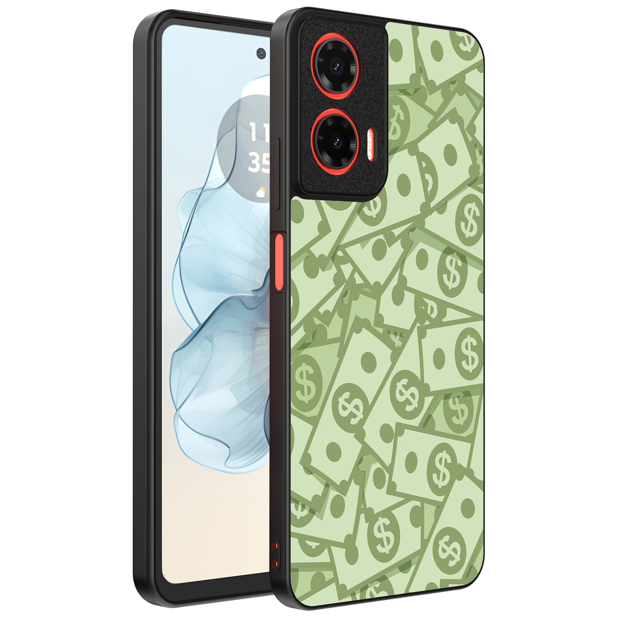 Motorola Moto G04-G24-G24 Power-E14 telefoonhoesje met geld opdruk (1)