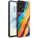 Motorola Moto G04-G24-G24 Power-E14 telefoonhoesje met regenboog goud marmer opdruk (1)