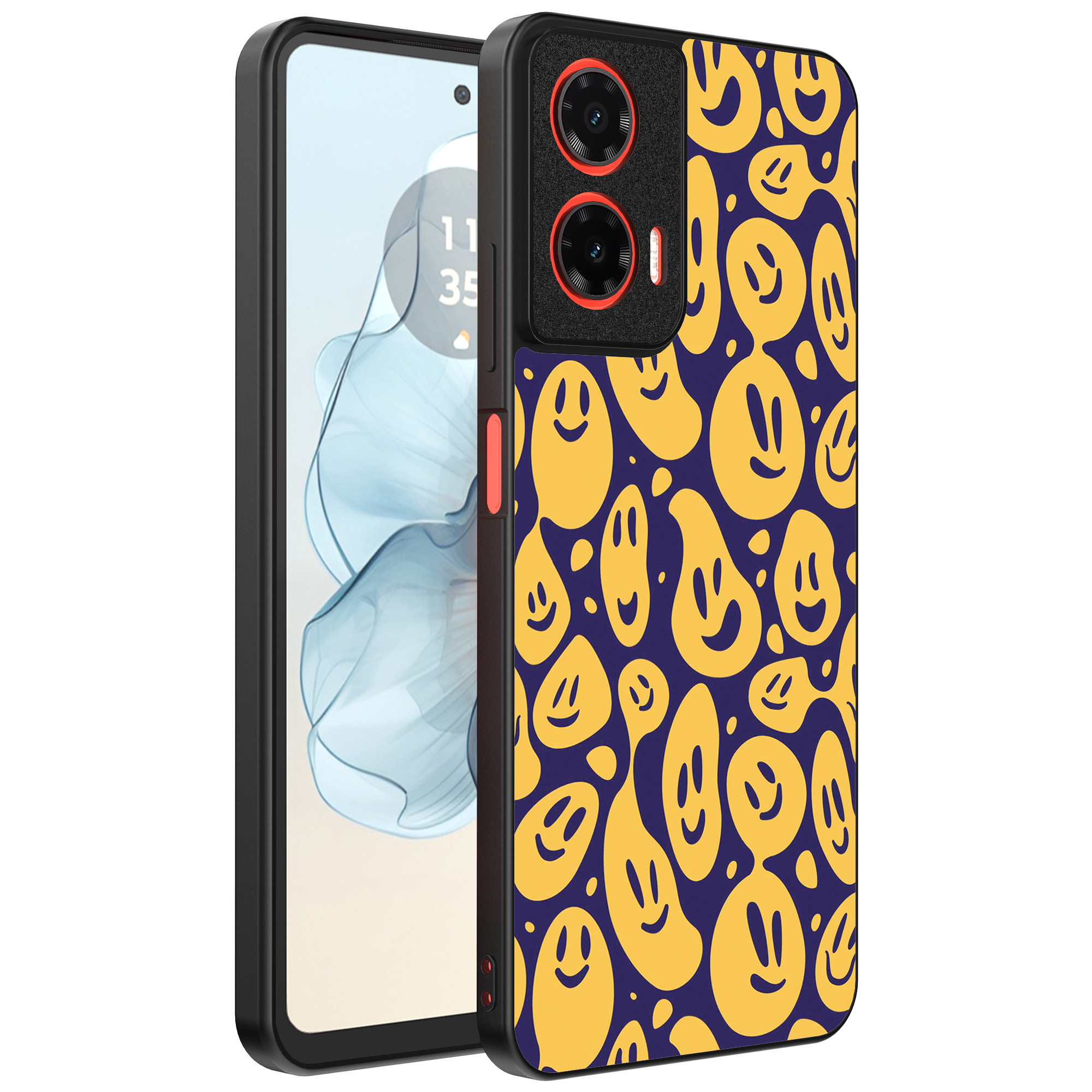 Motorola Moto G04-G24-G24 Power-E14 telefoonhoesje met smiley opdruk (1)