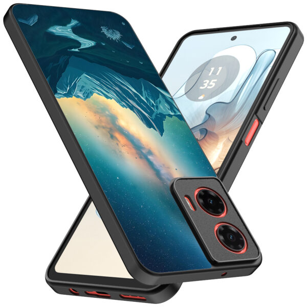 Motorola Moto G04-G24-G24 Power-E14 telefoonhoesje met sterrenhemel opdruk (2)