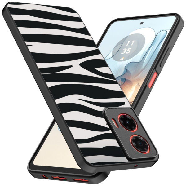 Motorola Moto G04-G24-G24 Power-E14 telefoonhoesje met zebra opdruk (2)