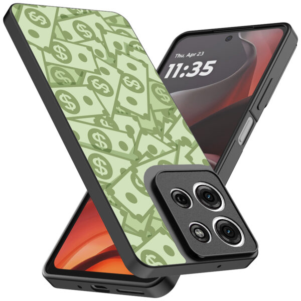 Motorola Moto G15 telefoonhoesje met geld opdruk (2)