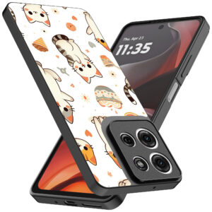 Motorola Moto G15 telefoonhoesje met katten opdruk (2)