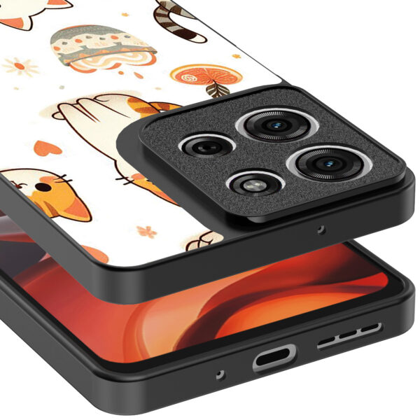 Motorola Moto G15 telefoonhoesje met katten opdruk (4)