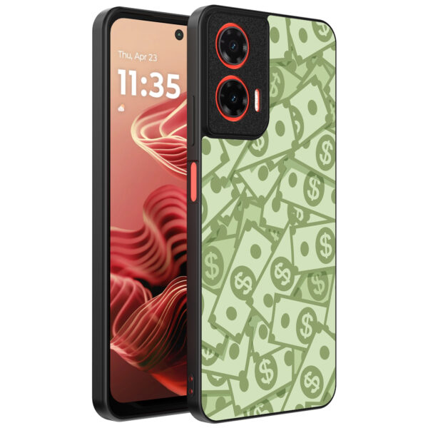 Motorola Moto G35 telefoonhoesje met geld opdruk (1)