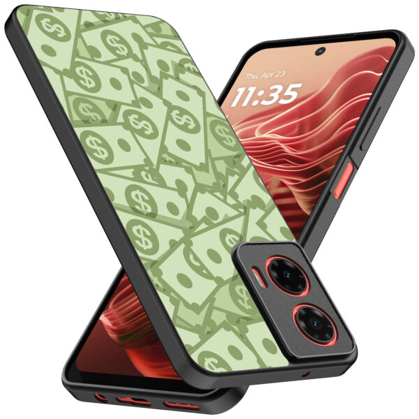 Motorola Moto G35 telefoonhoesje met geld opdruk (2)