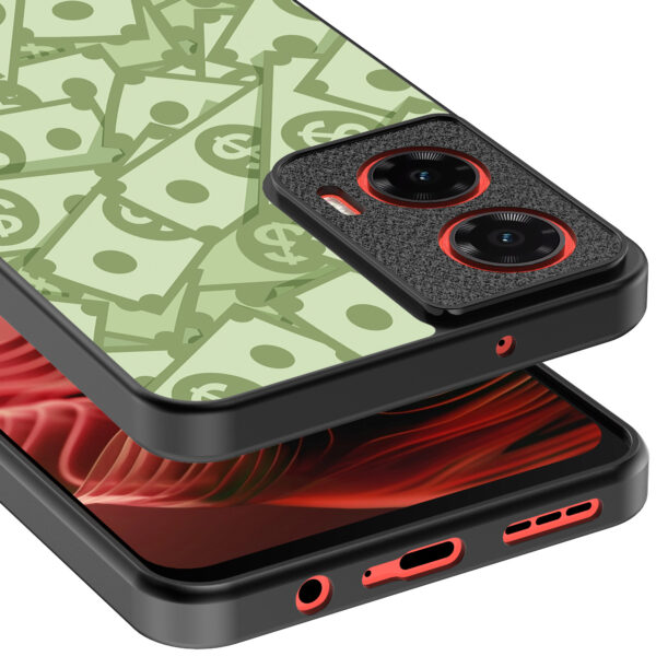Motorola Moto G35 telefoonhoesje met geld opdruk (4)