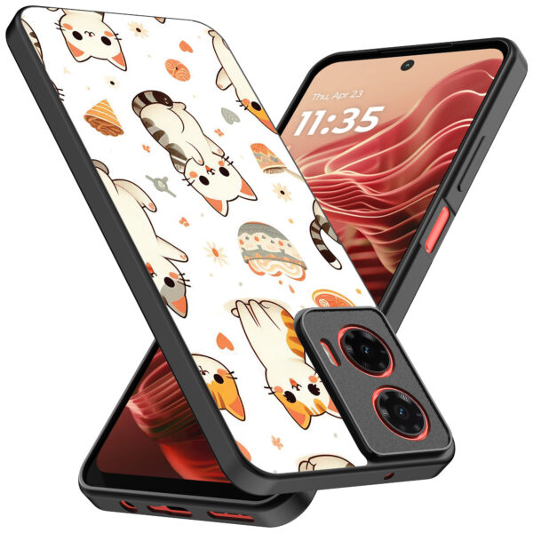 Motorola Moto G35 telefoonhoesje met katten opdruk (2)