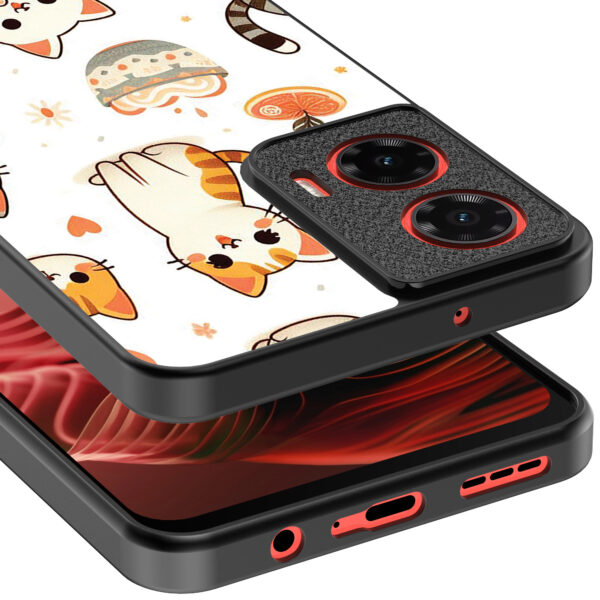 Motorola Moto G35 telefoonhoesje met katten opdruk (4)