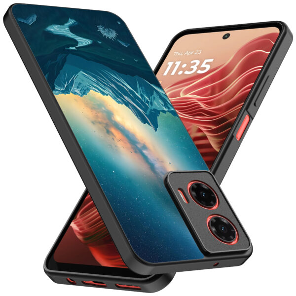 Motorola Moto G35 telefoonhoesje met sterrenhemel opdruk (2)