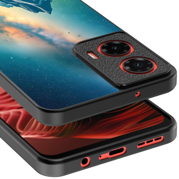 Motorola Moto G35 telefoonhoesje met sterrenhemel opdruk (4)