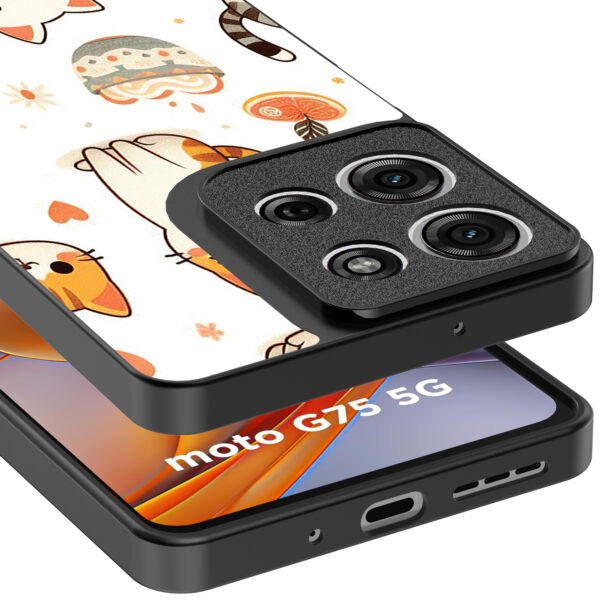 Motorola Moto G75 telefoonhoesje met katten opdruk (4)