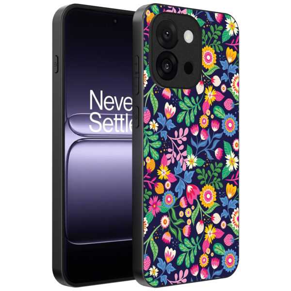 OnePlus 13T telefoonhoesje met bloemen opdruk (1)