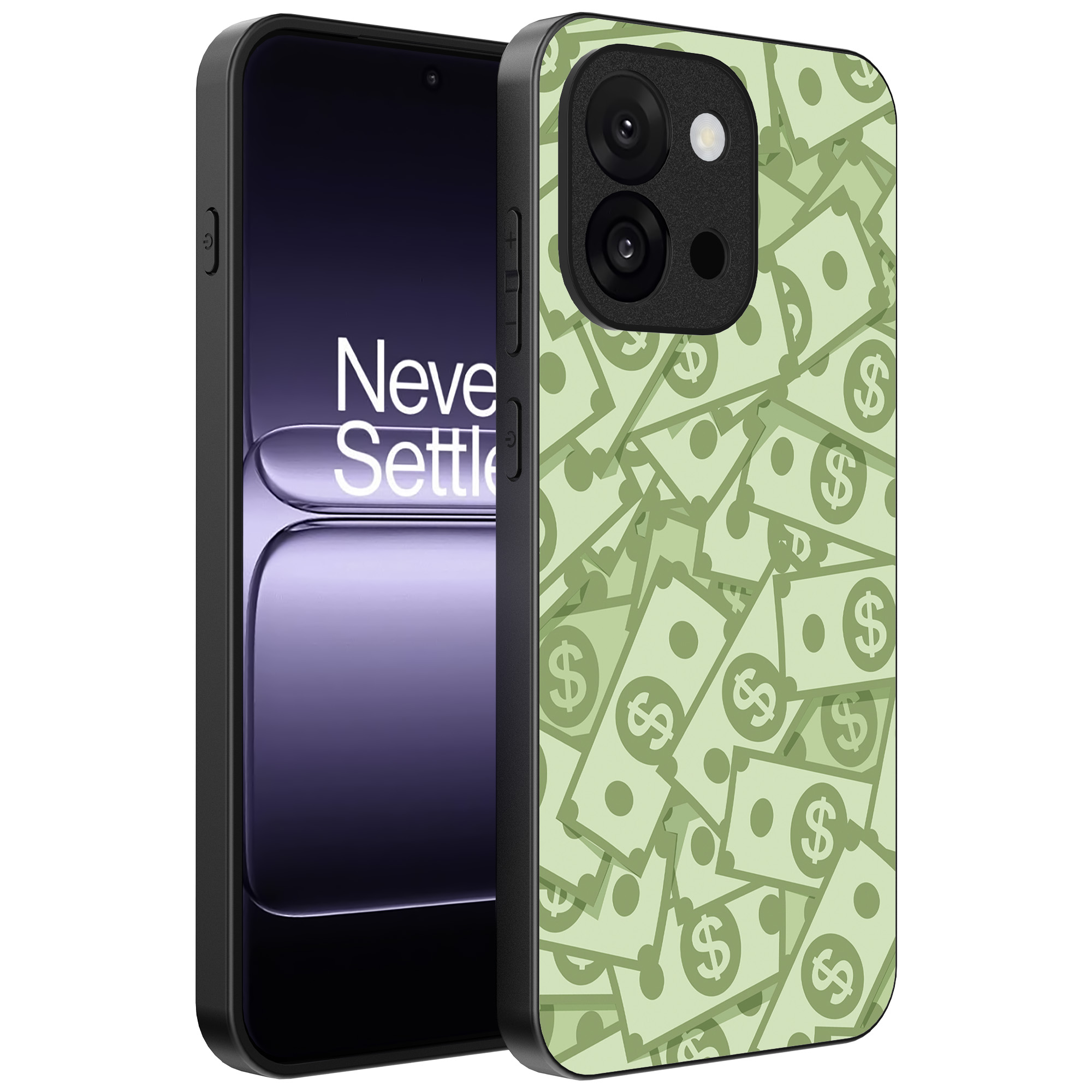 OnePlus 13T telefoonhoesje met geld opdruk (1)