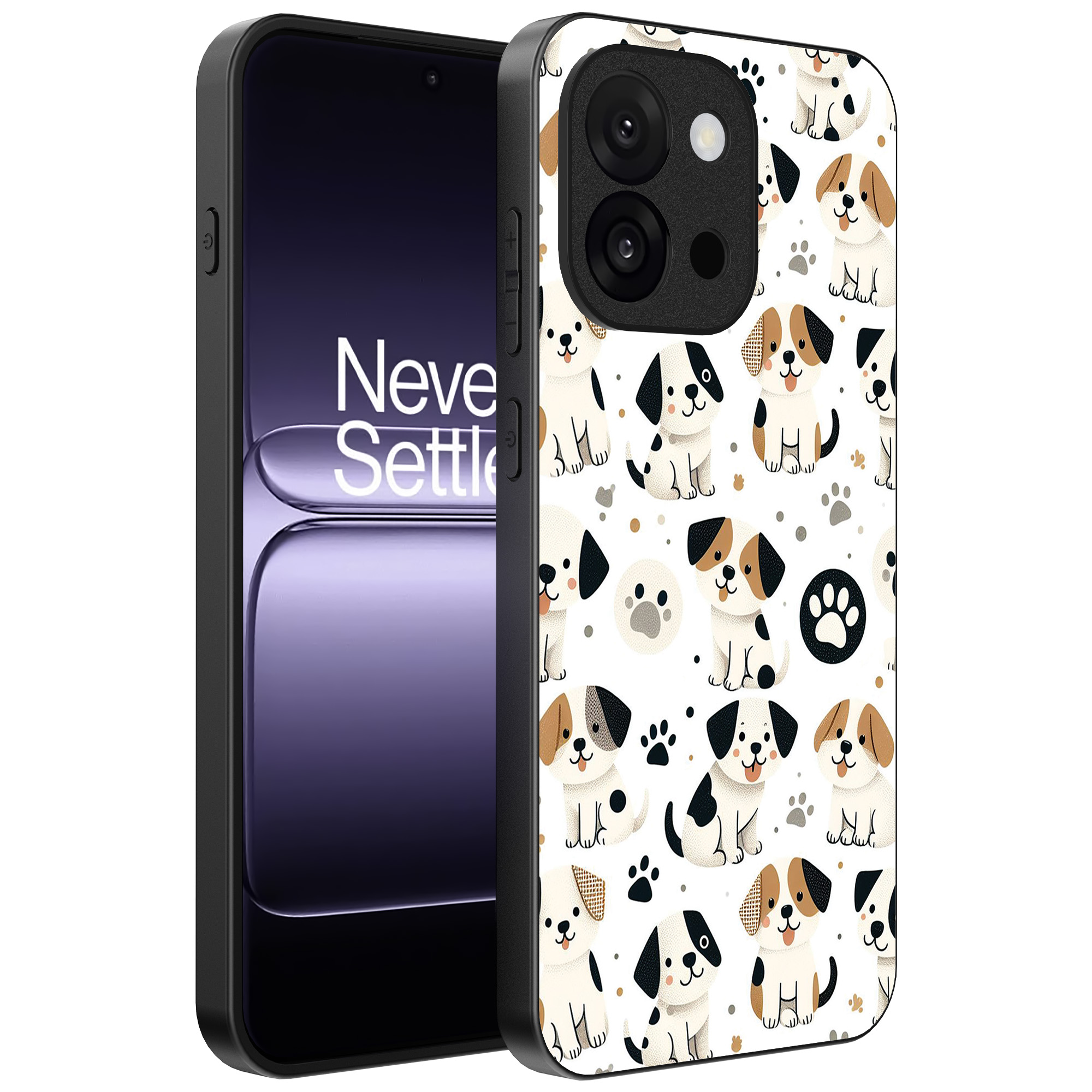 OnePlus 13T telefoonhoesje met honden opdruk (1)