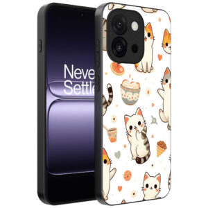 OnePlus 13T telefoonhoesje met katten opdruk (1)