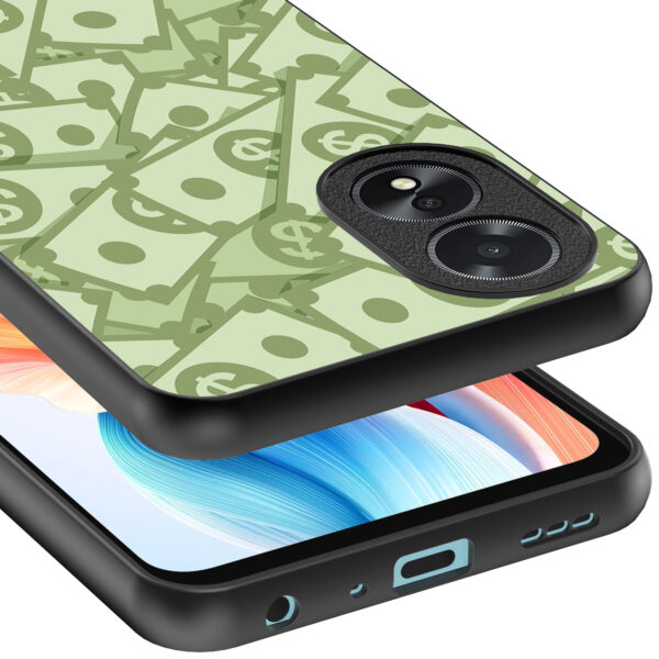 Oppo A18 telefoonhoesje met geld opdruk (4)
