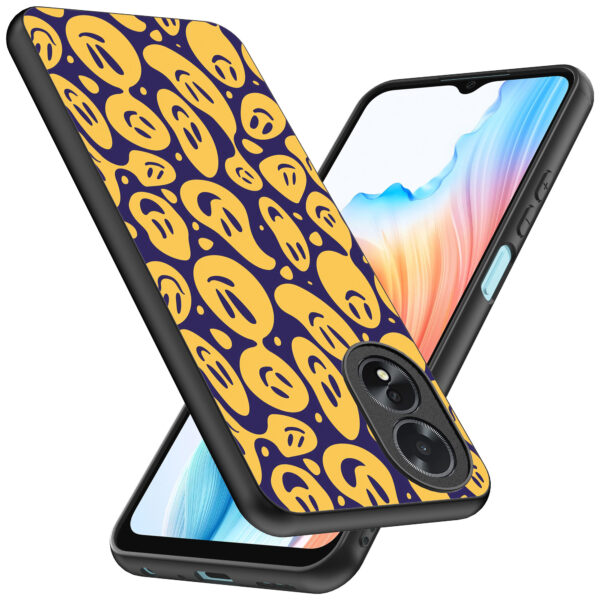 Oppo A18 telefoonhoesje met smiley opdruk (2)