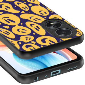 Oppo A18 telefoonhoesje met smiley opdruk (4)