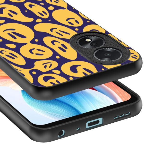 Oppo A18 telefoonhoesje met smiley opdruk (4)