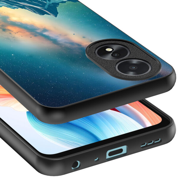 Oppo A18 telefoonhoesje met sterrenhemel opdruk (4)