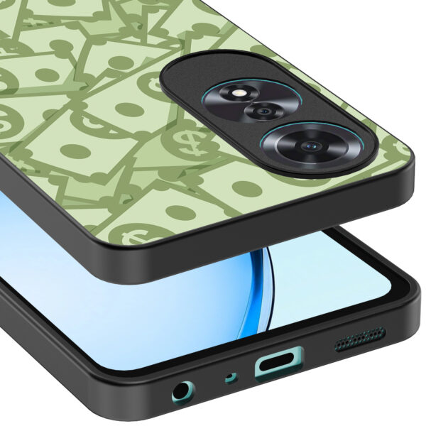 Oppo A60 telefoonhoesje met geld opdruk (4)