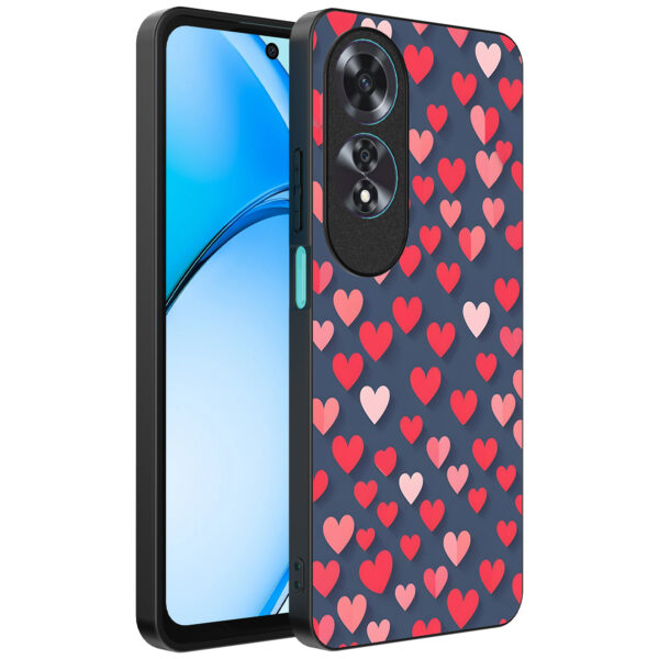 Oppo A60 telefoonhoesje met hartjes opdruk klein (1)Oppo A60 telefoonhoesje met hartjes opdruk klein (1)