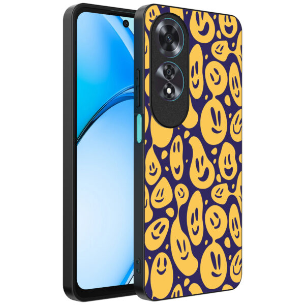 Oppo A60 telefoonhoesje met smiley opdruk (1)