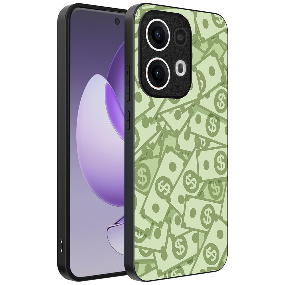 Oppo Reno 13 Pro telefoonhoesje met geld opdruk (1)