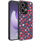 Oppo Reno 13 Pro telefoonhoesje met hartjes opdruk klein (1)