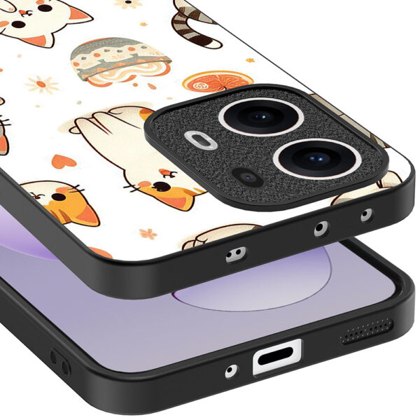 Oppo Reno 13 Pro telefoonhoesje met katten opdruk (4)