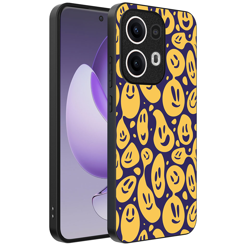 Oppo Reno 13 Pro telefoonhoesje met smiley opdruk (1)