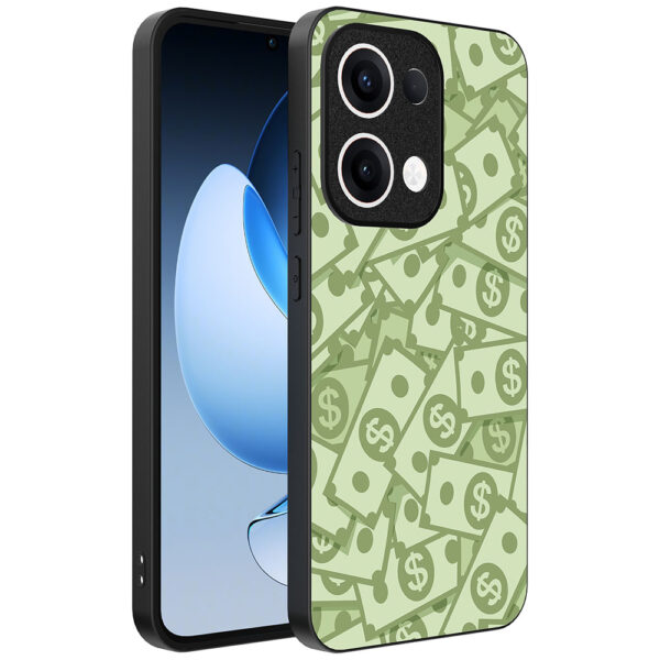 Oppo Reno 13 telefoonhoesje met geld opdruk (1)