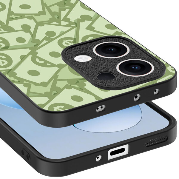 Oppo Reno 13 telefoonhoesje met geld opdruk (4)