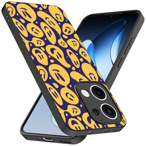 Oppo Reno 13 telefoonhoesje met smiley opdruk (2)