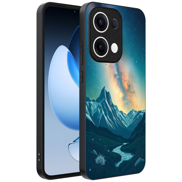 Oppo Reno 13 telefoonhoesje met sterrenhemel opdruk (1)