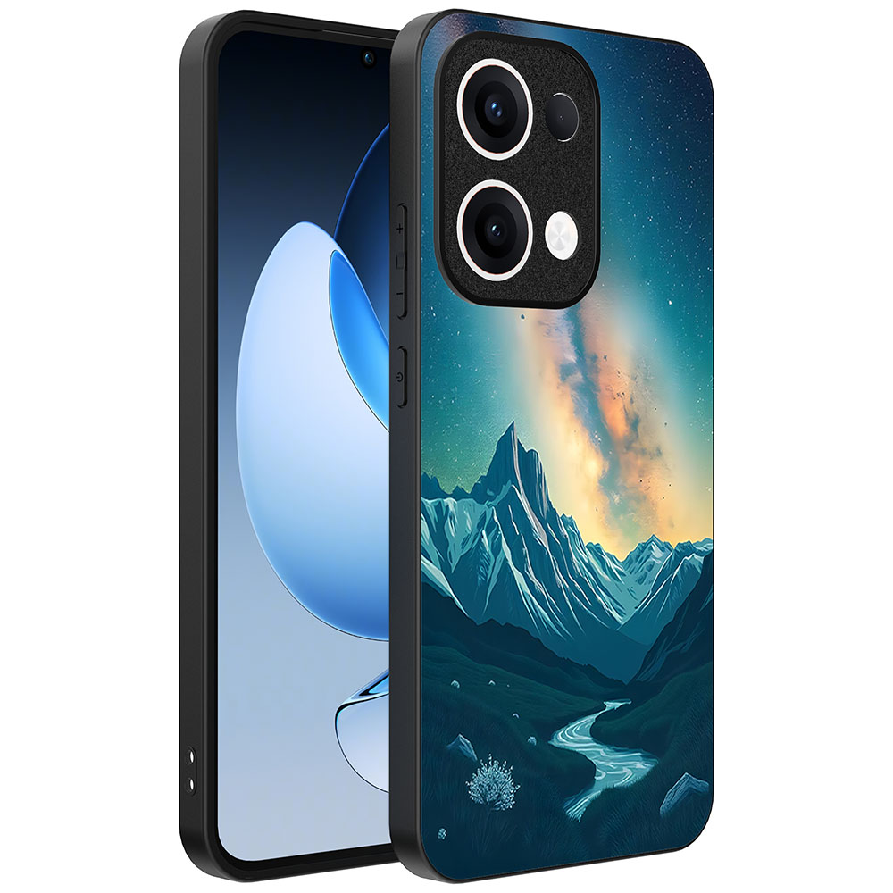 Oppo Reno 13 telefoonhoesje met sterrenhemel opdruk (1)
