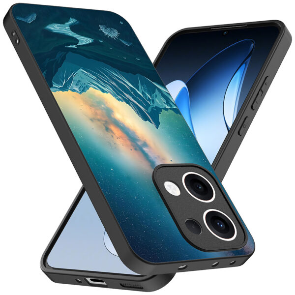 Oppo Reno 13 telefoonhoesje met sterrenhemel opdruk (2)