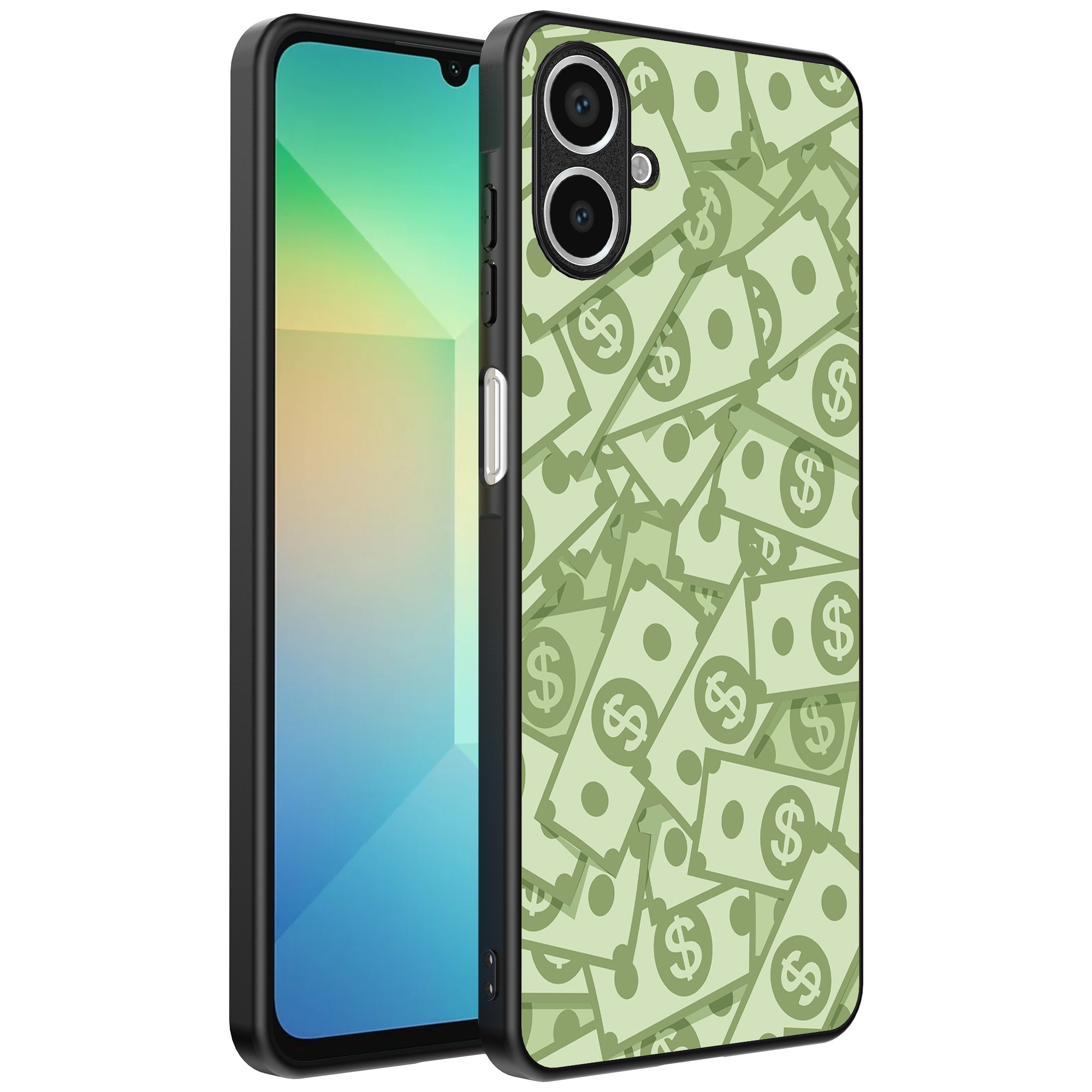 Samsung Galaxy A06 telefoonhoesje met geld opdruk (1)