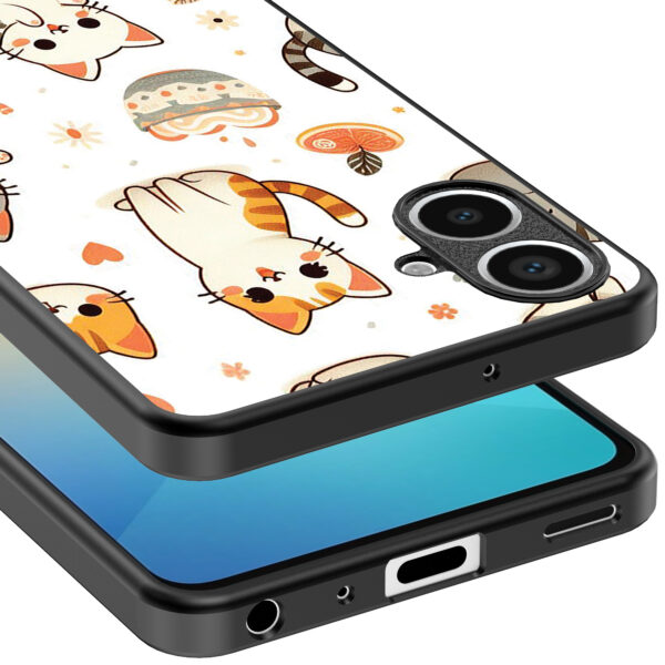 Samsung Galaxy A06 telefoonhoesje met katten opdruk (4)
