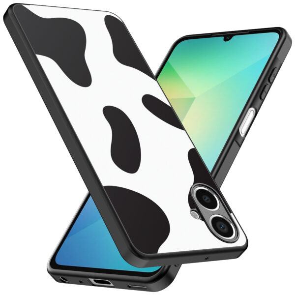 Samsung Galaxy A06 telefoonhoesje met koeienvlekken opdruk (2)