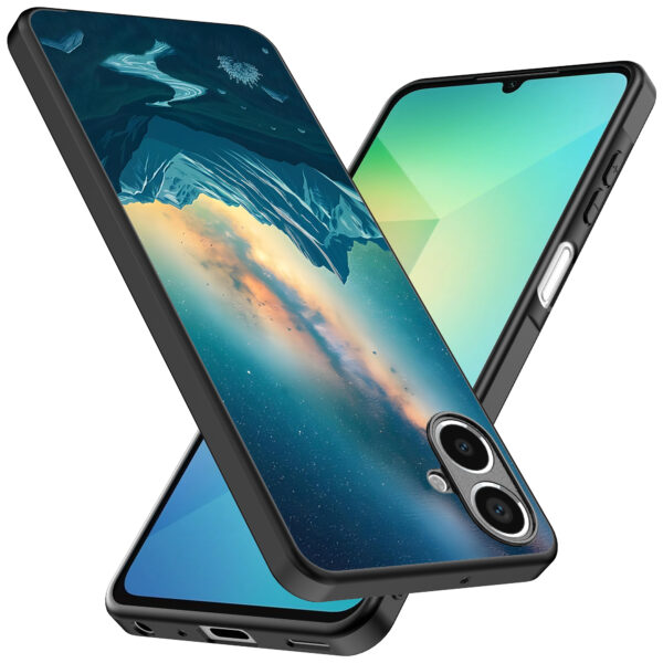 Samsung Galaxy A06 telefoonhoesje met sterrenhemel opdruk (2)