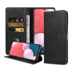 Samsung Galaxy A13 4G leren telefoonhoesje bookcase met pasjeshouder en magnetisch lipje (1)