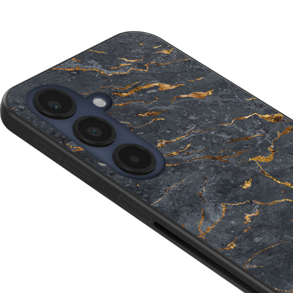 Samsung Galaxy S23 FE telefoonhoesje met grijs marmer opdruk (2)