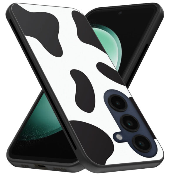 Samsung Galaxy S23 FE telefoonhoesje met koeienvlekken opdruk (3)