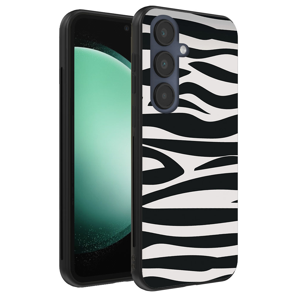 Samsung Galaxy S23 FE telefoonhoesje met zebra opdruk (1)