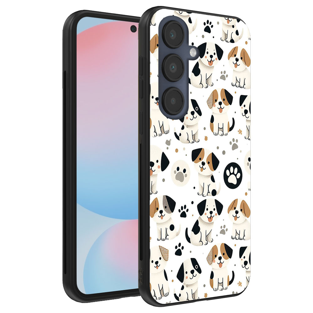 Samsung Galaxy S24 FE telefoonhoesje met honden opdruk (1)
