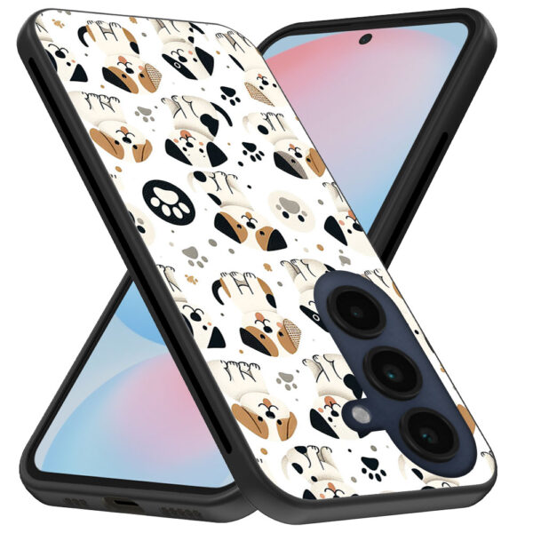 Samsung Galaxy S24 FE telefoonhoesje met honden opdruk (3)
